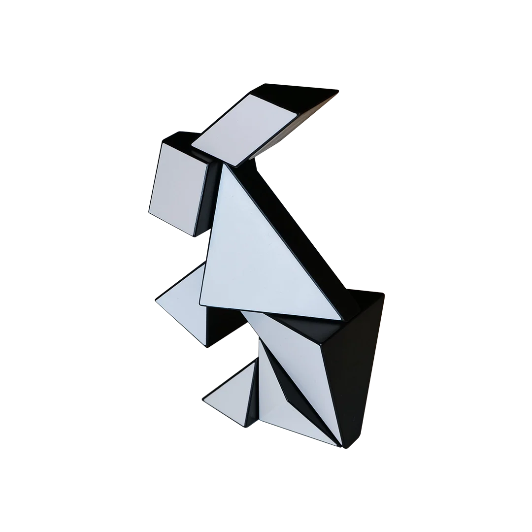 Pickagram Magnetic 3D Art Puzzle - White - Image 3
