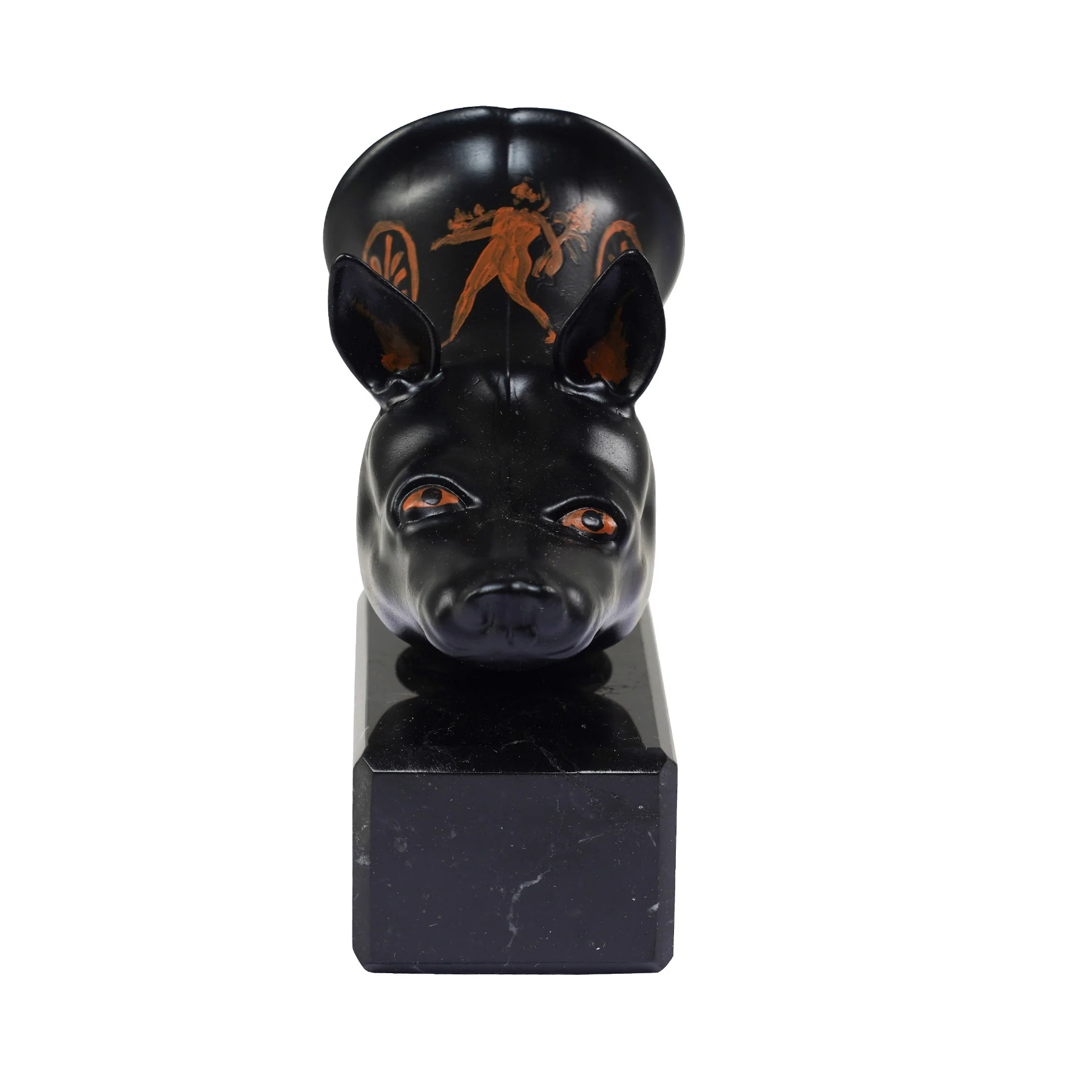 Apulian Dog Head Drinking Cup Reproduction - Image 3