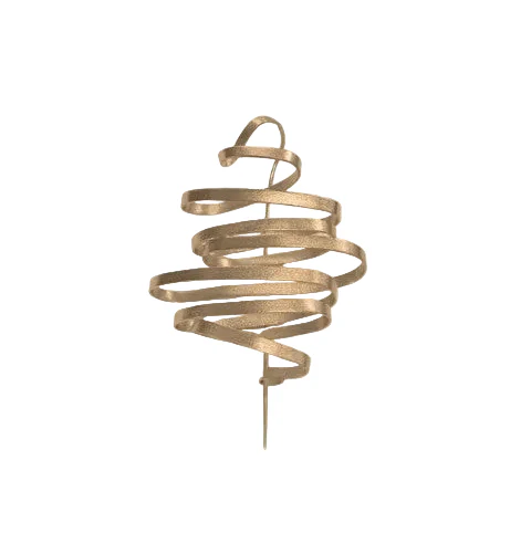 Wavy Ribbon Brooch