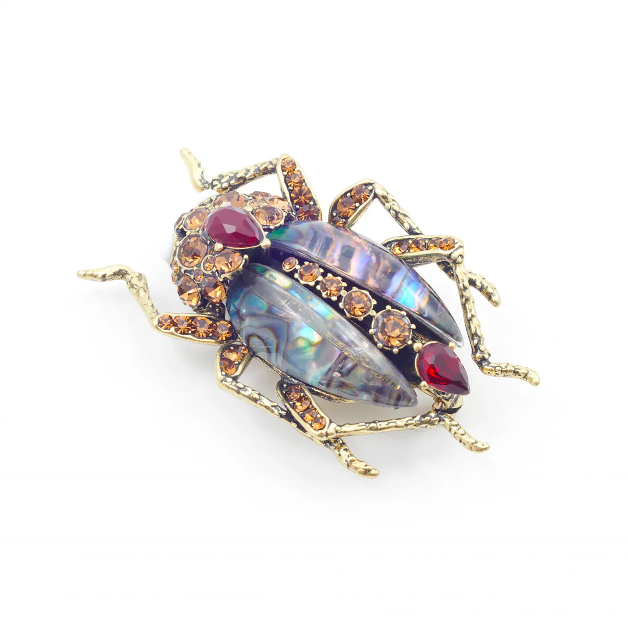 Bejeweled Beetle Brooch - Image 3