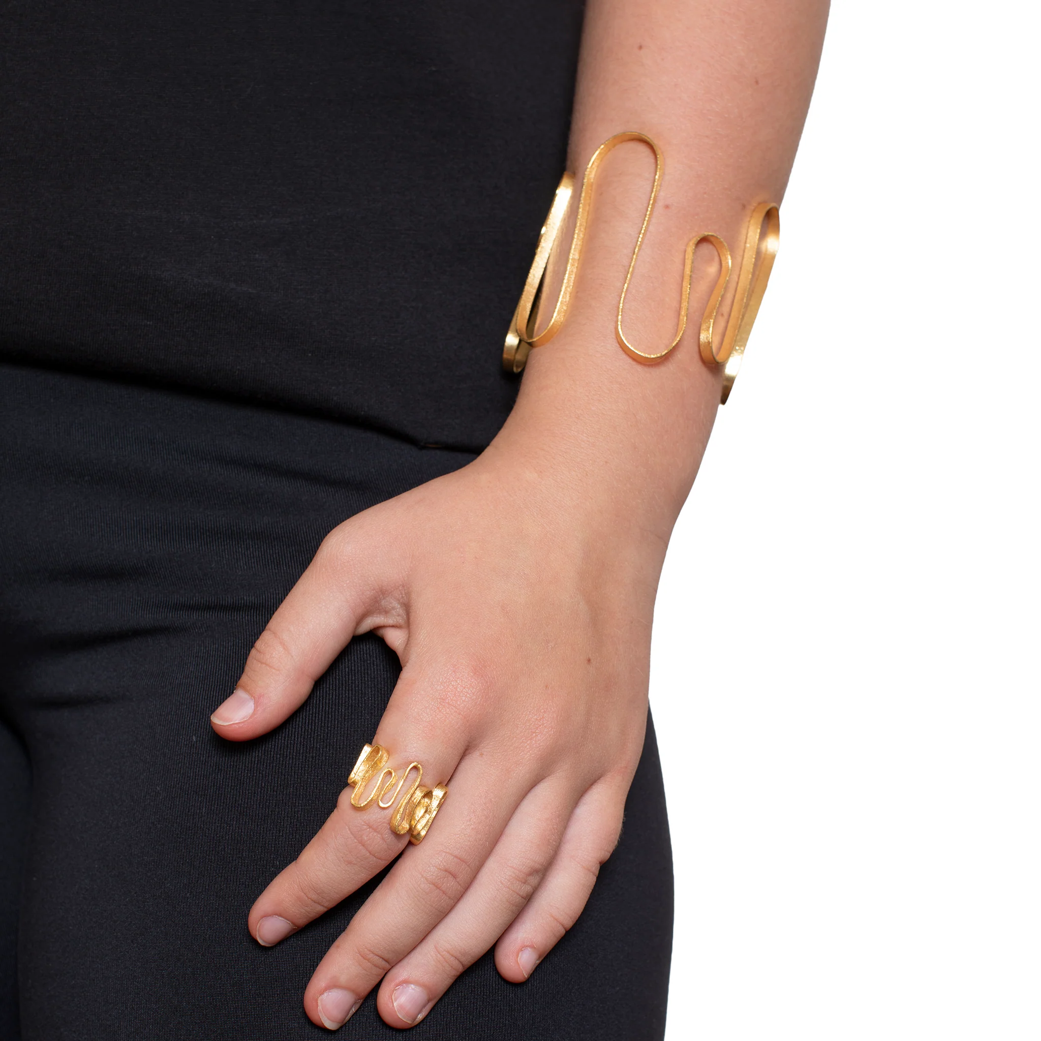 Wavy Ribbon Cuff - Image 3
