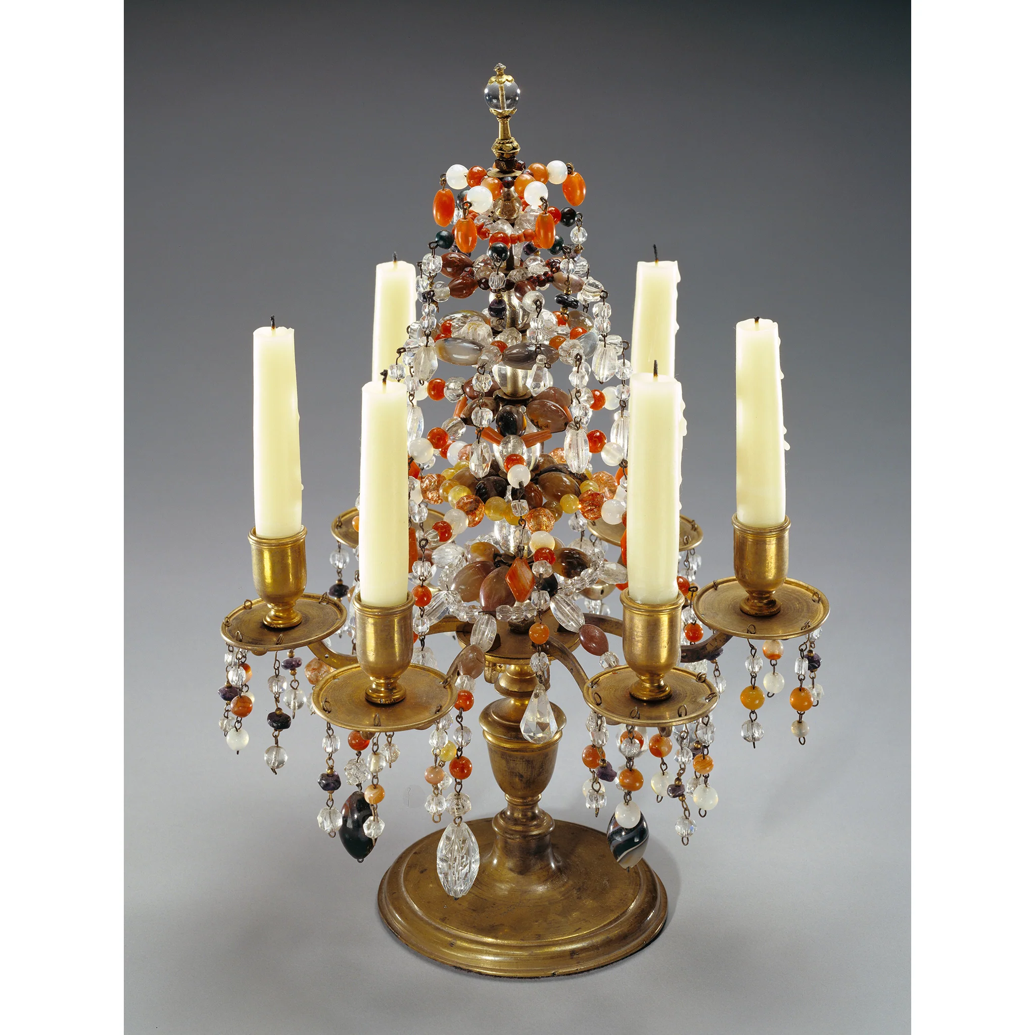 Carnelian, Agate, and Crystal Pendant Necklace - Image 5