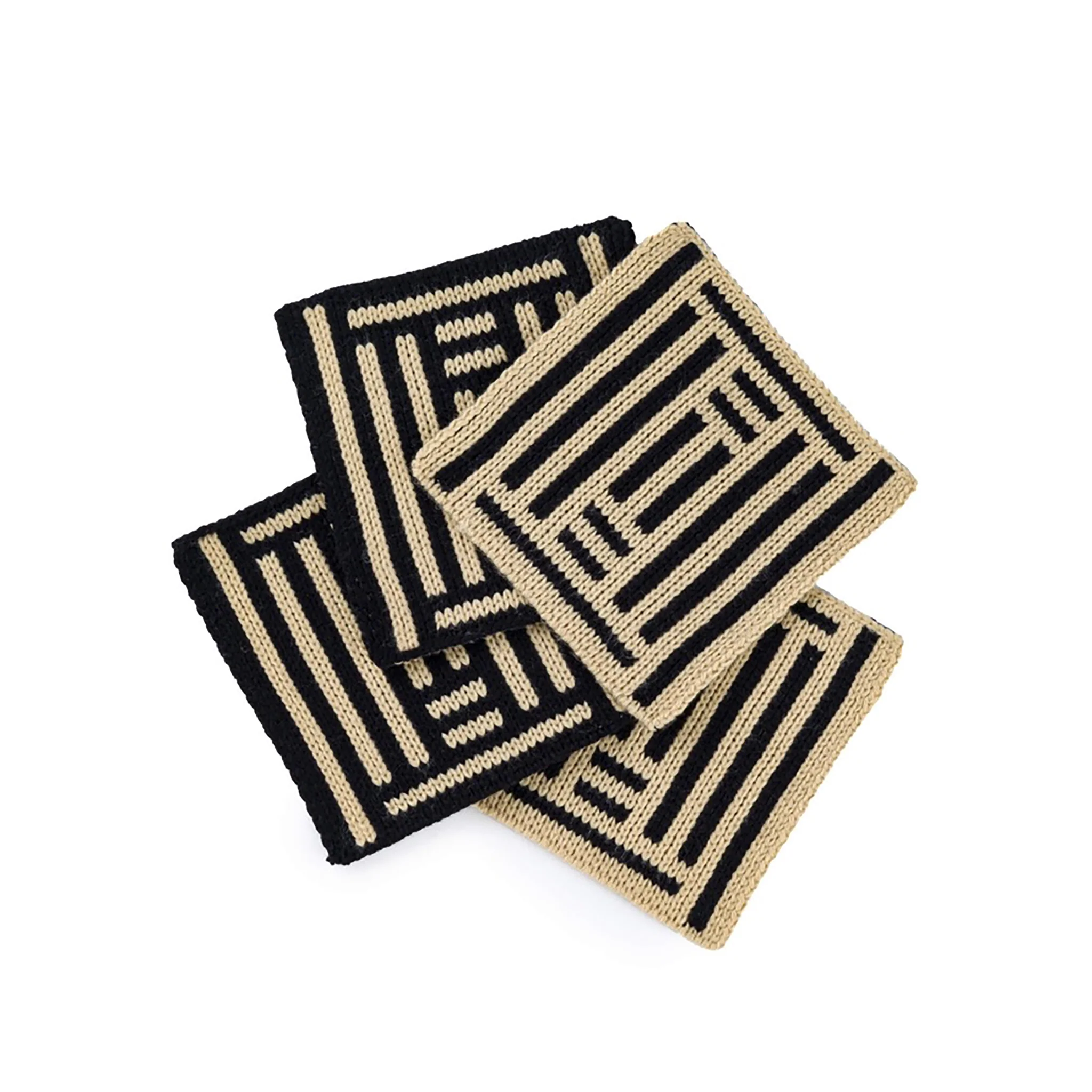 Column Coaster Set - Black & White