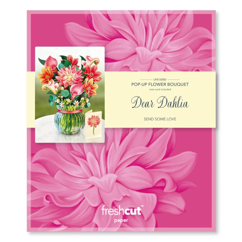 Dear Dahlia Pop-up Notecard - Image 2