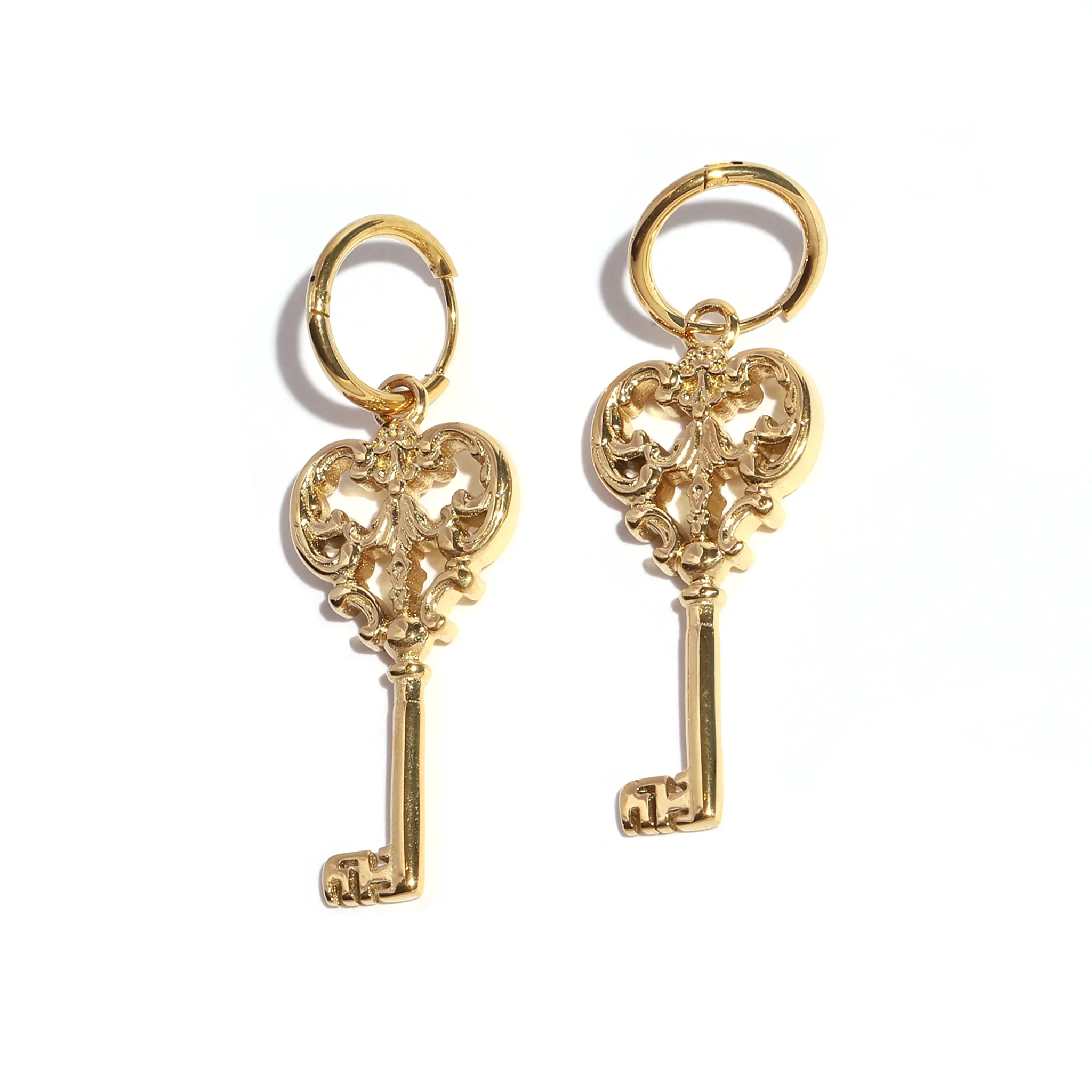 French Cupboard Key Earrings