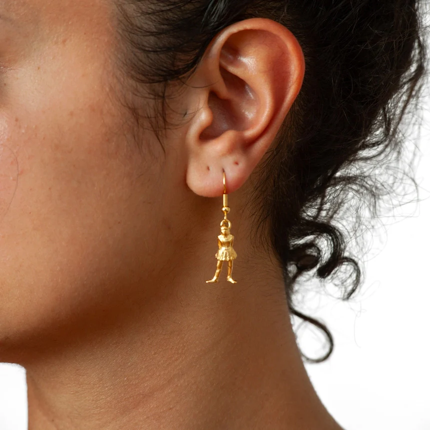 La Petite Danseuse Earrings - Degas Ballet Dancer - Image 3