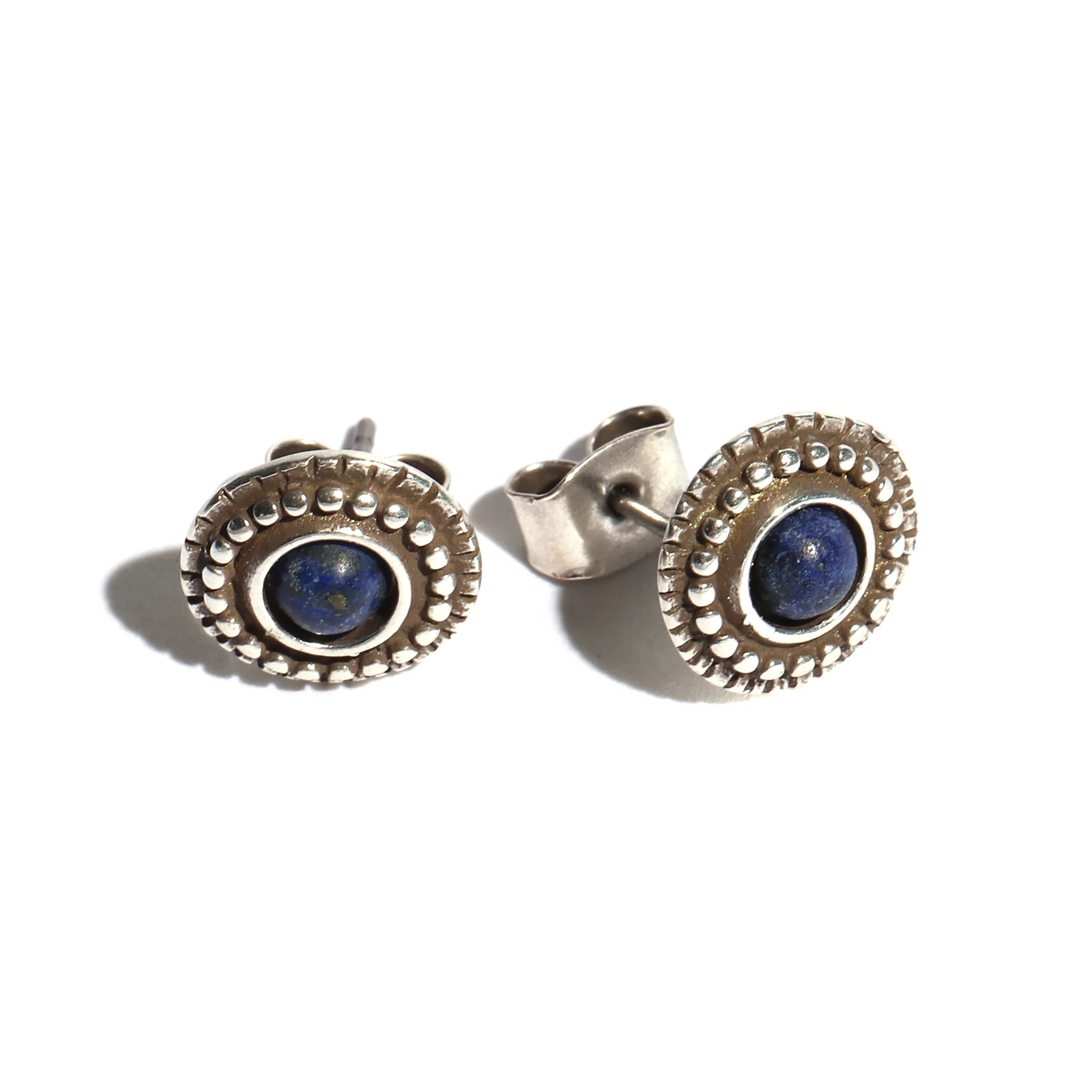 Lapis Stud Earrings