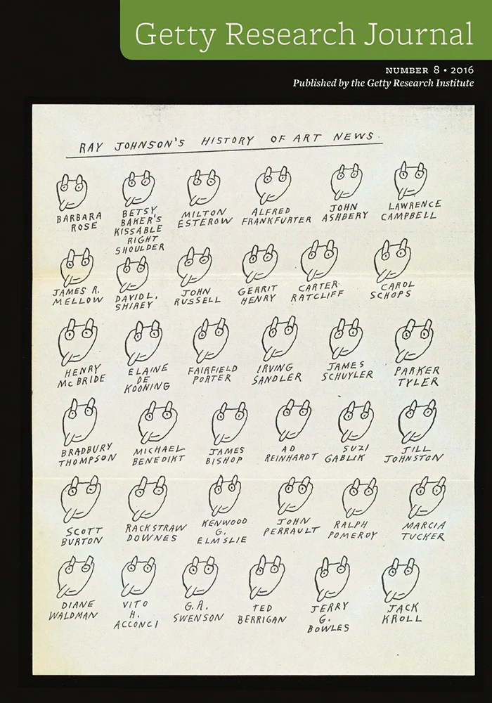 Getty Research Journal, No. 8