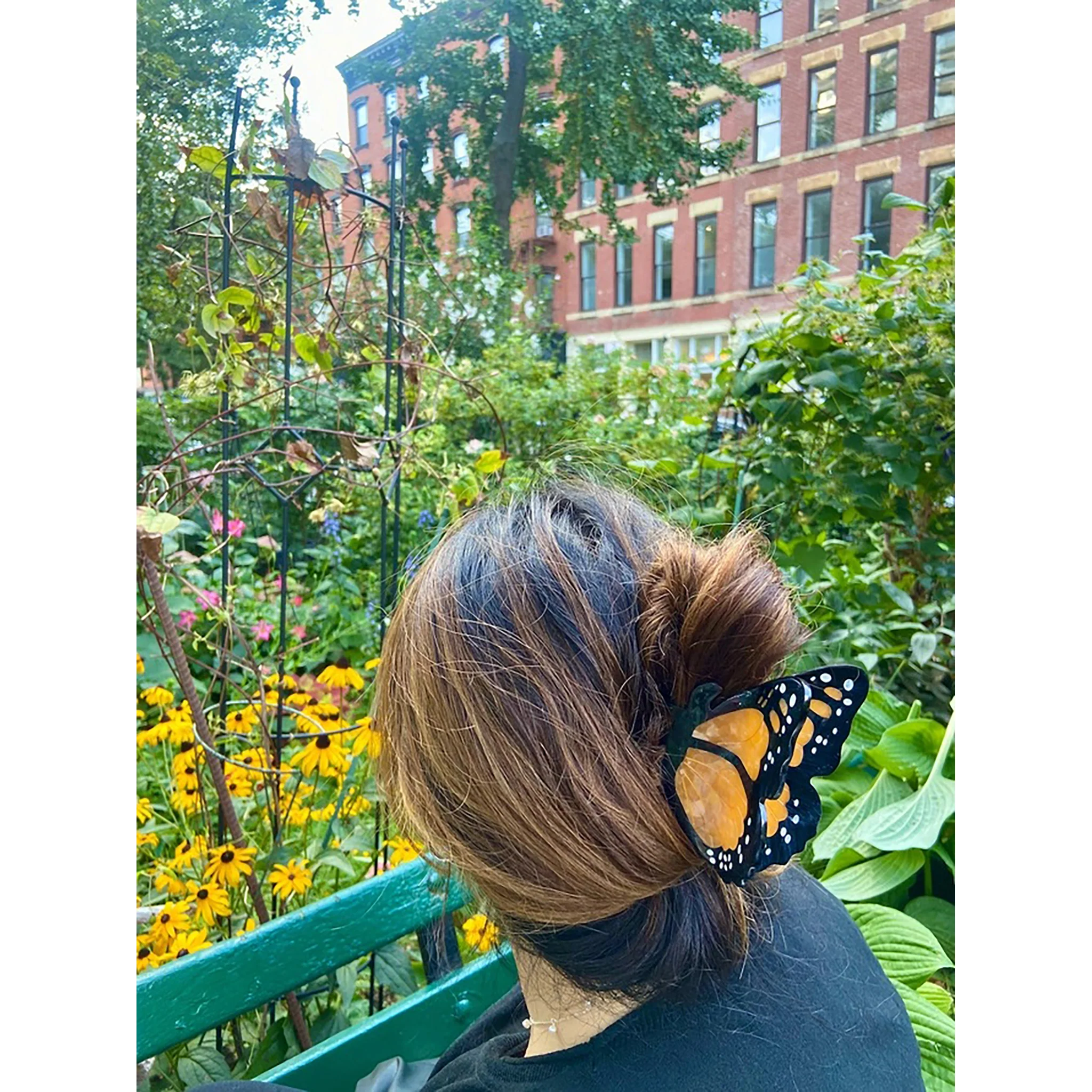 Monarch Butterfly Hair Clip - Image 5