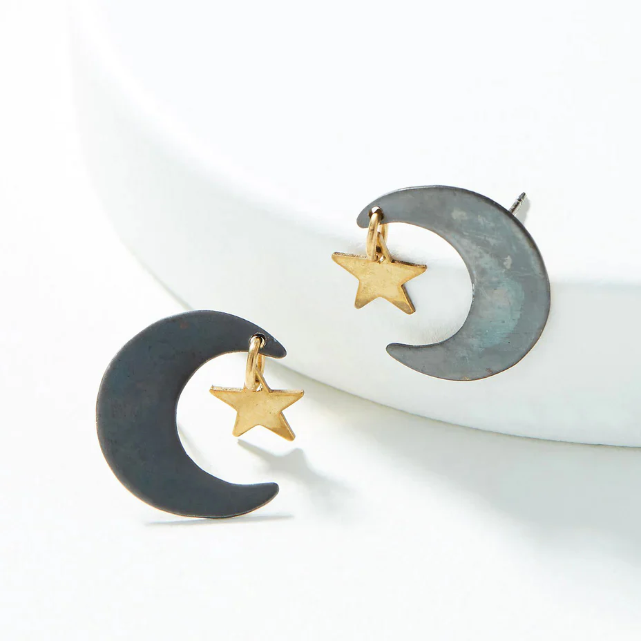 Noir Luna Earrings - Image 2