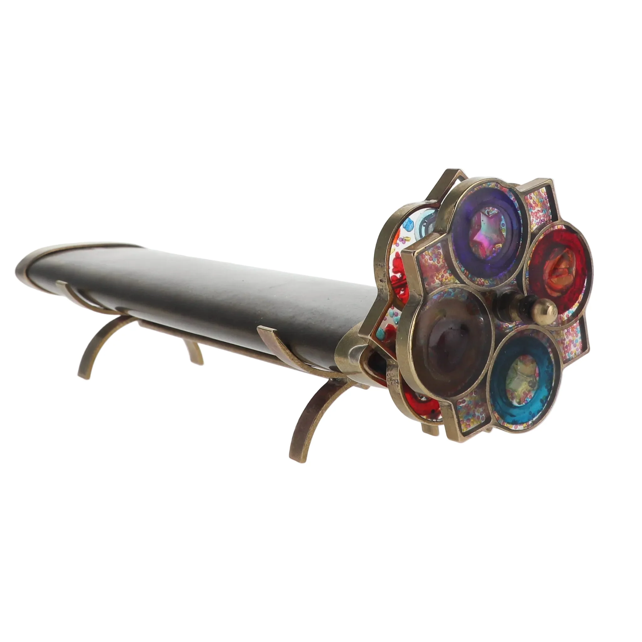 Elliptic Flower Brass Kaleidoscope - Image 3
