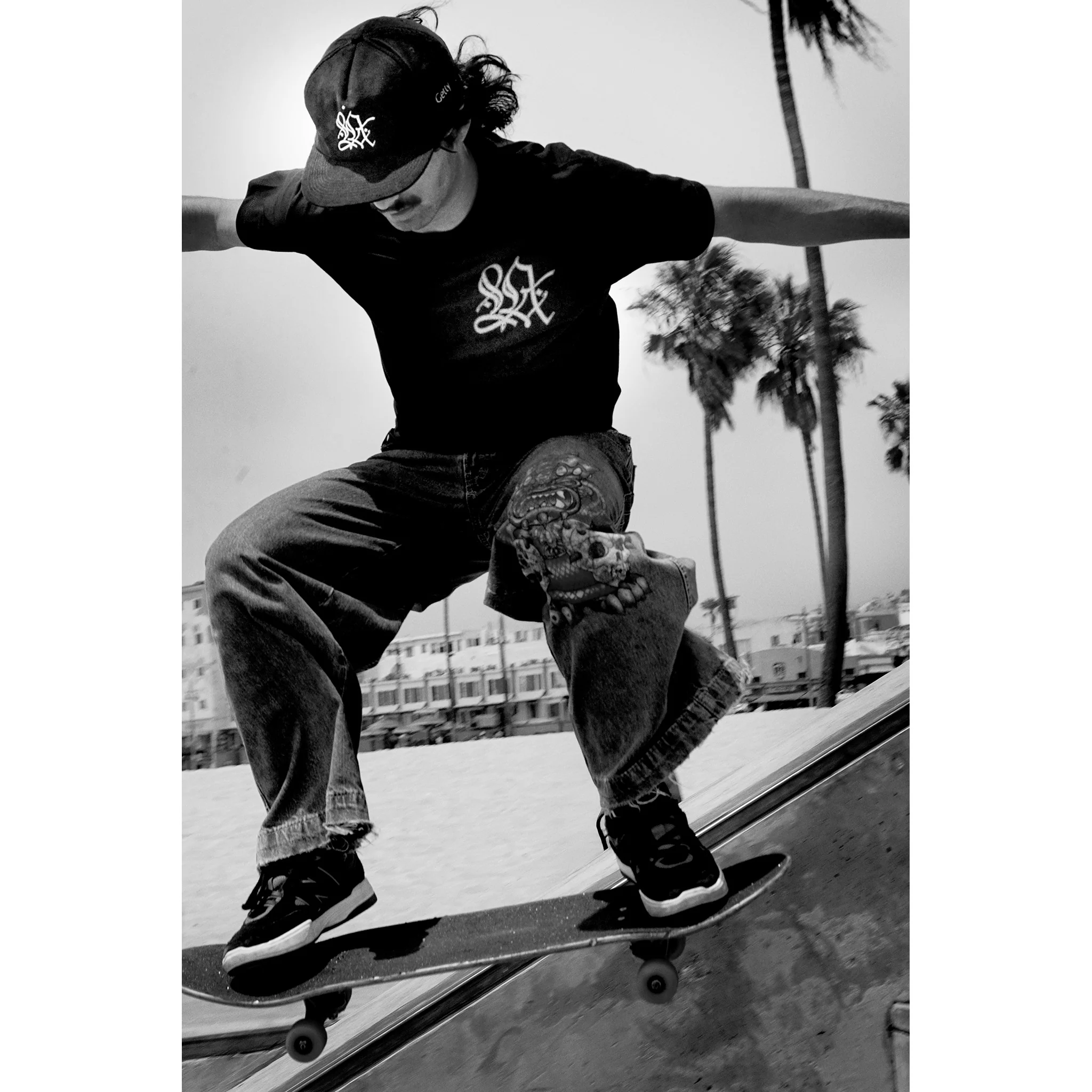 L.A. Graffiti Black Book Corduroy Cap - Image 3