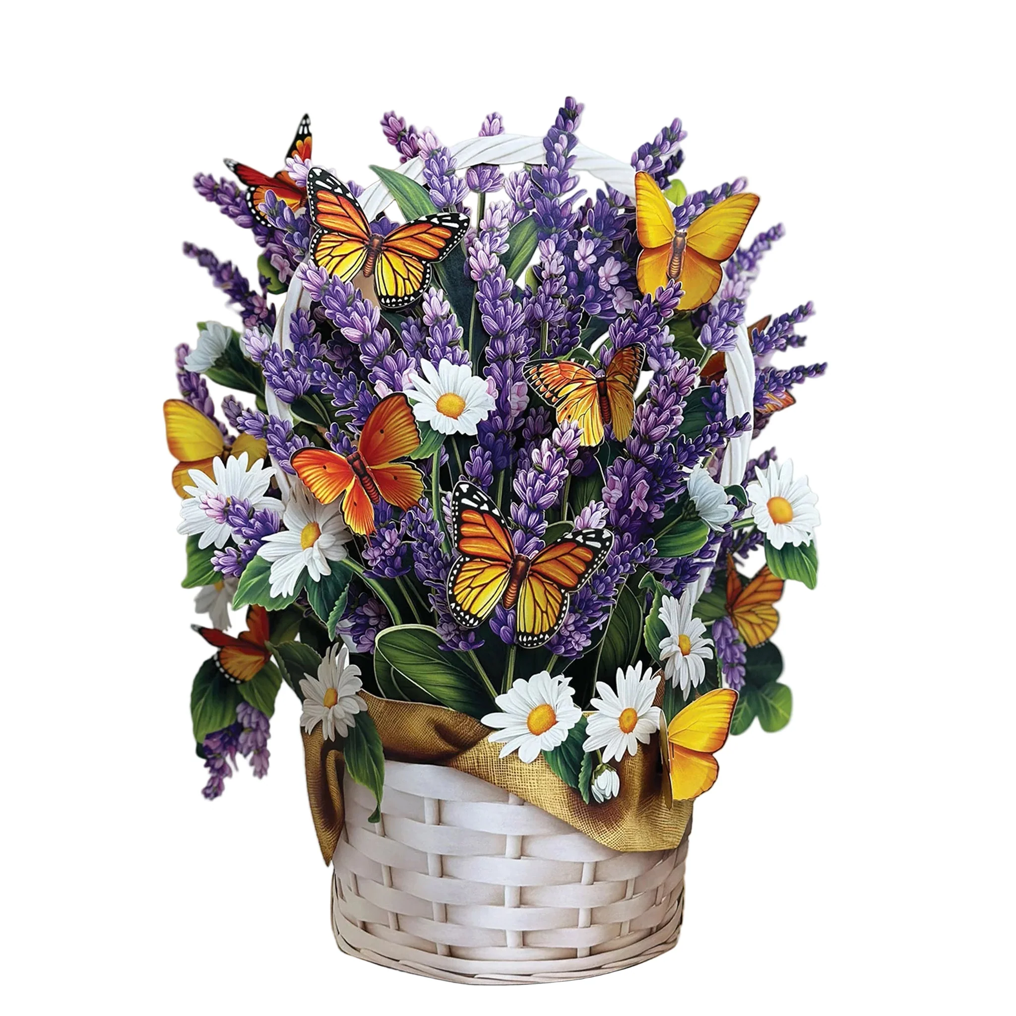 Lavender & Butterflies Pop-Up Notecard