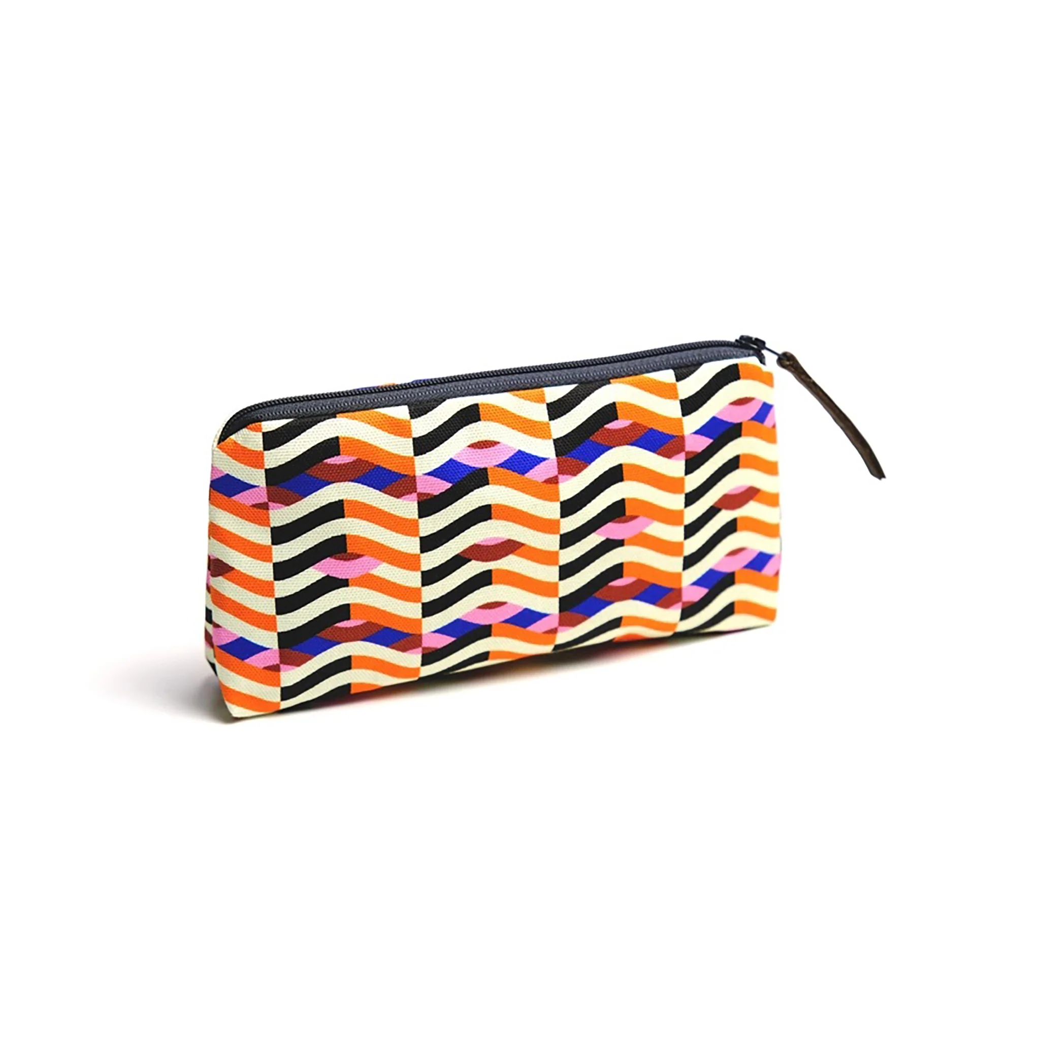 Multicolor Zipped Pouch - Medium