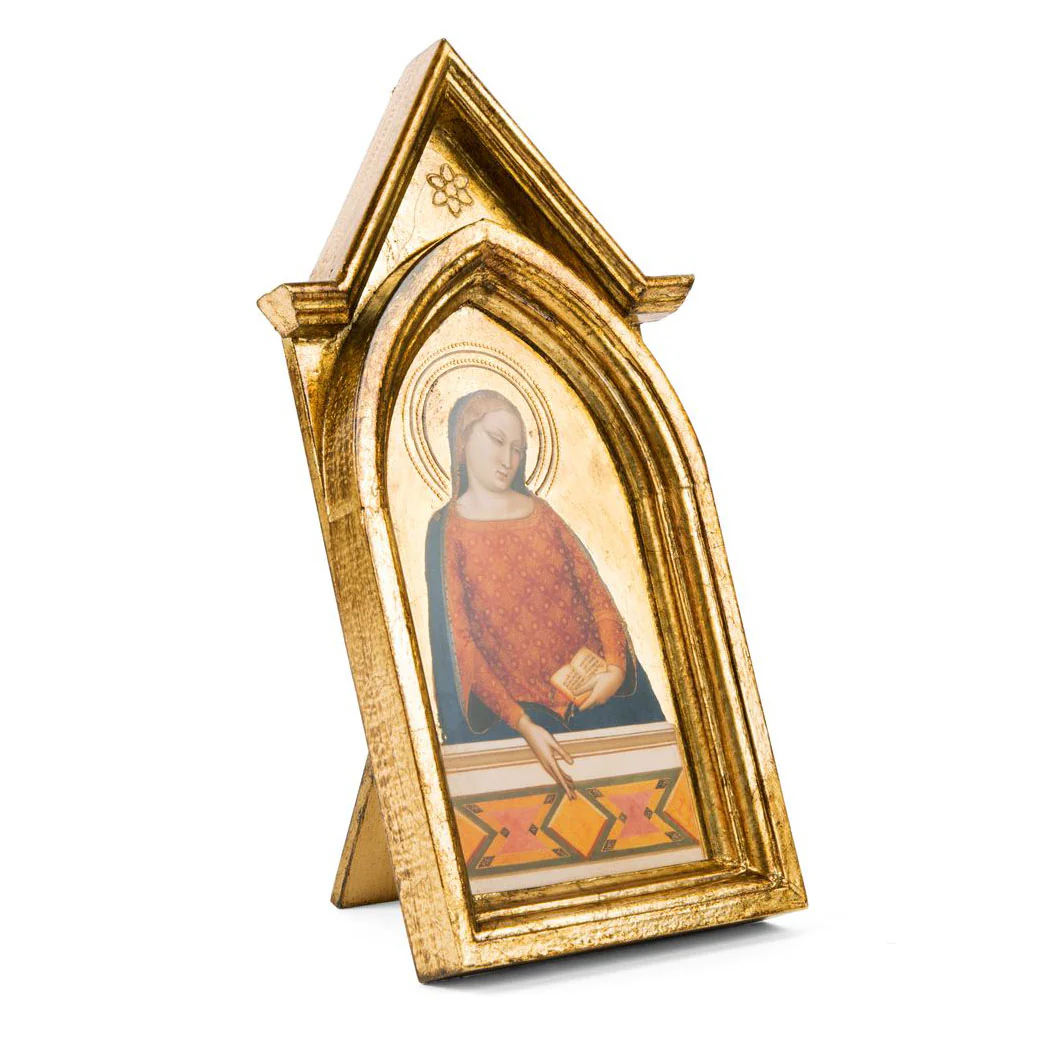 Medieval Panel Reproduction - The Virgin Mary - Image 2