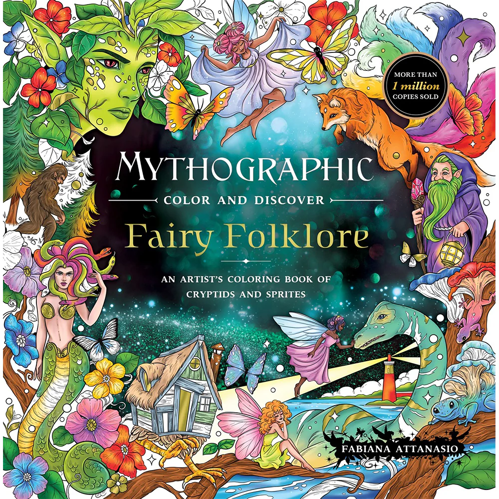 Mythographic Color & Discover: Fairy Folklore: An Artist's Coloring Book of Cryptids & Sprites