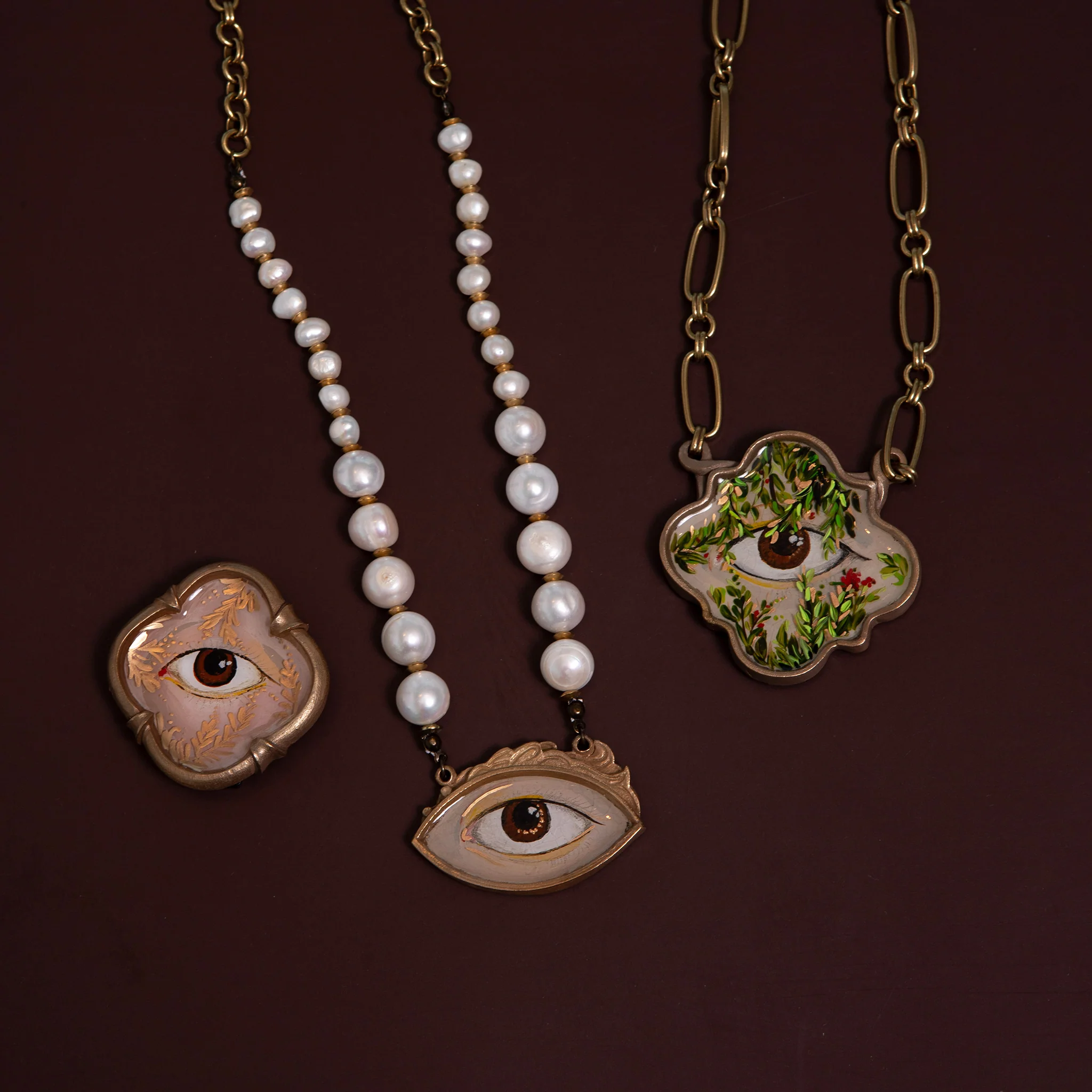 Lover's Eye Chain Necklace - Image 2