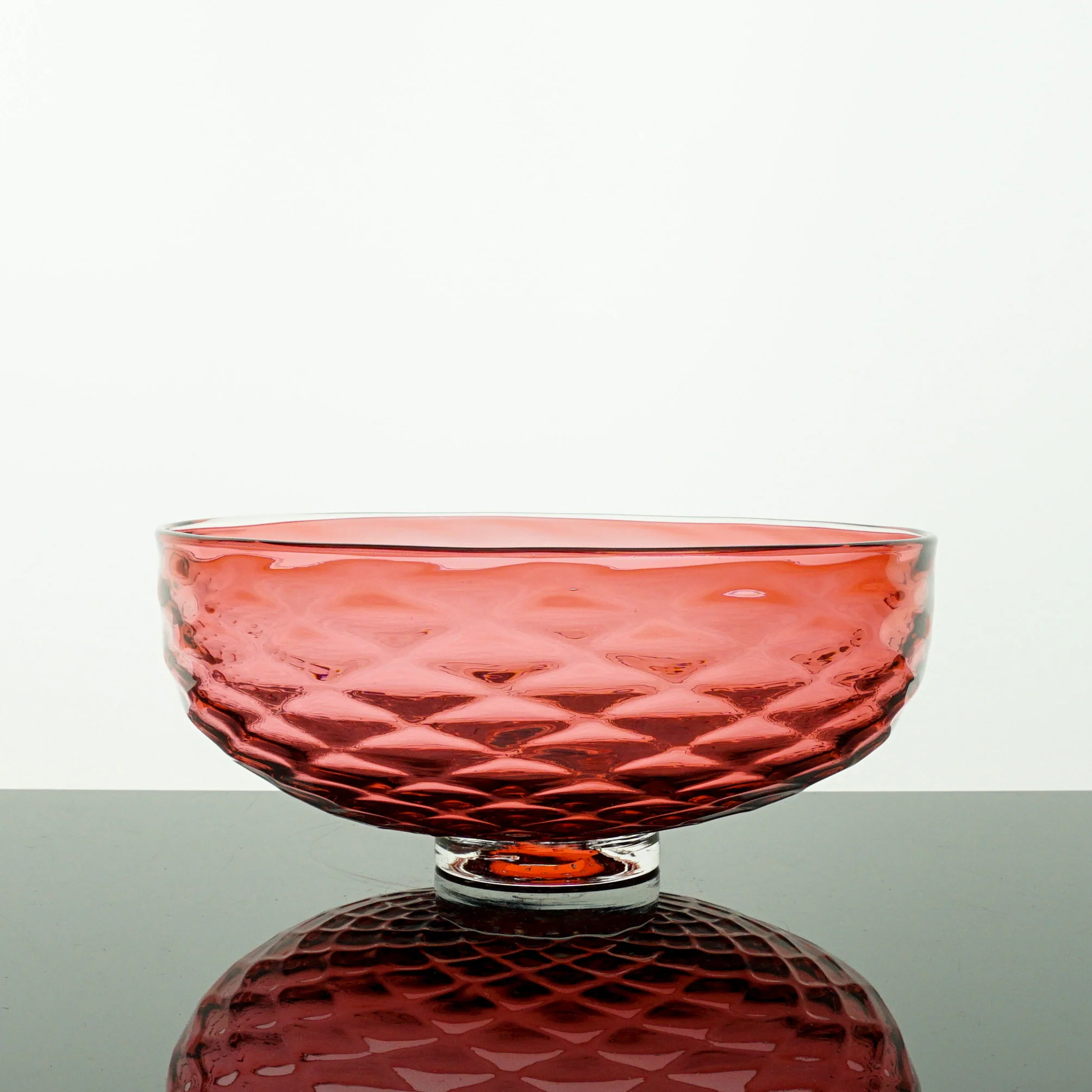 Optic Bowl - Cranberry - Image 2