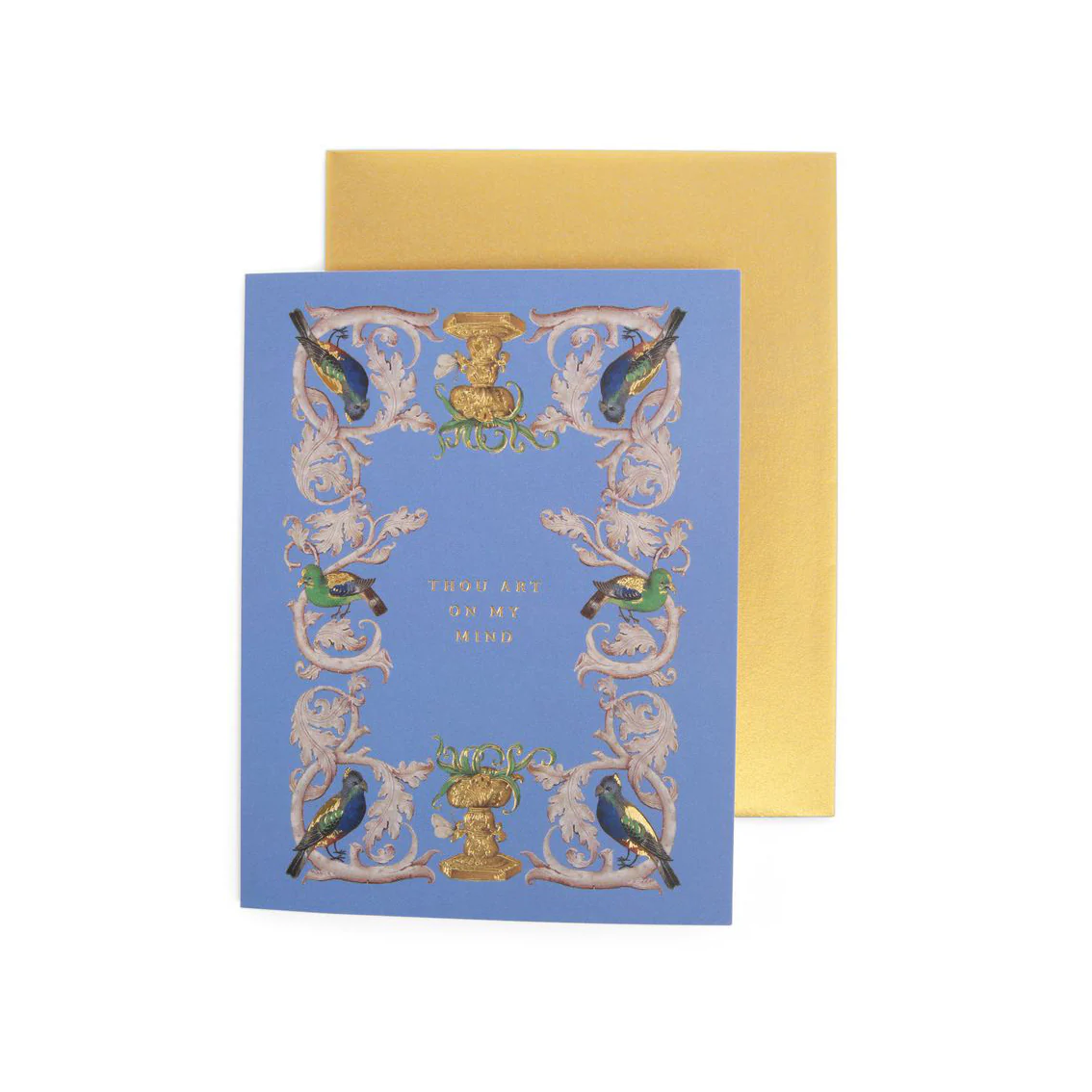 Parrot Flourish Illumination Greeting Card - Image 2
