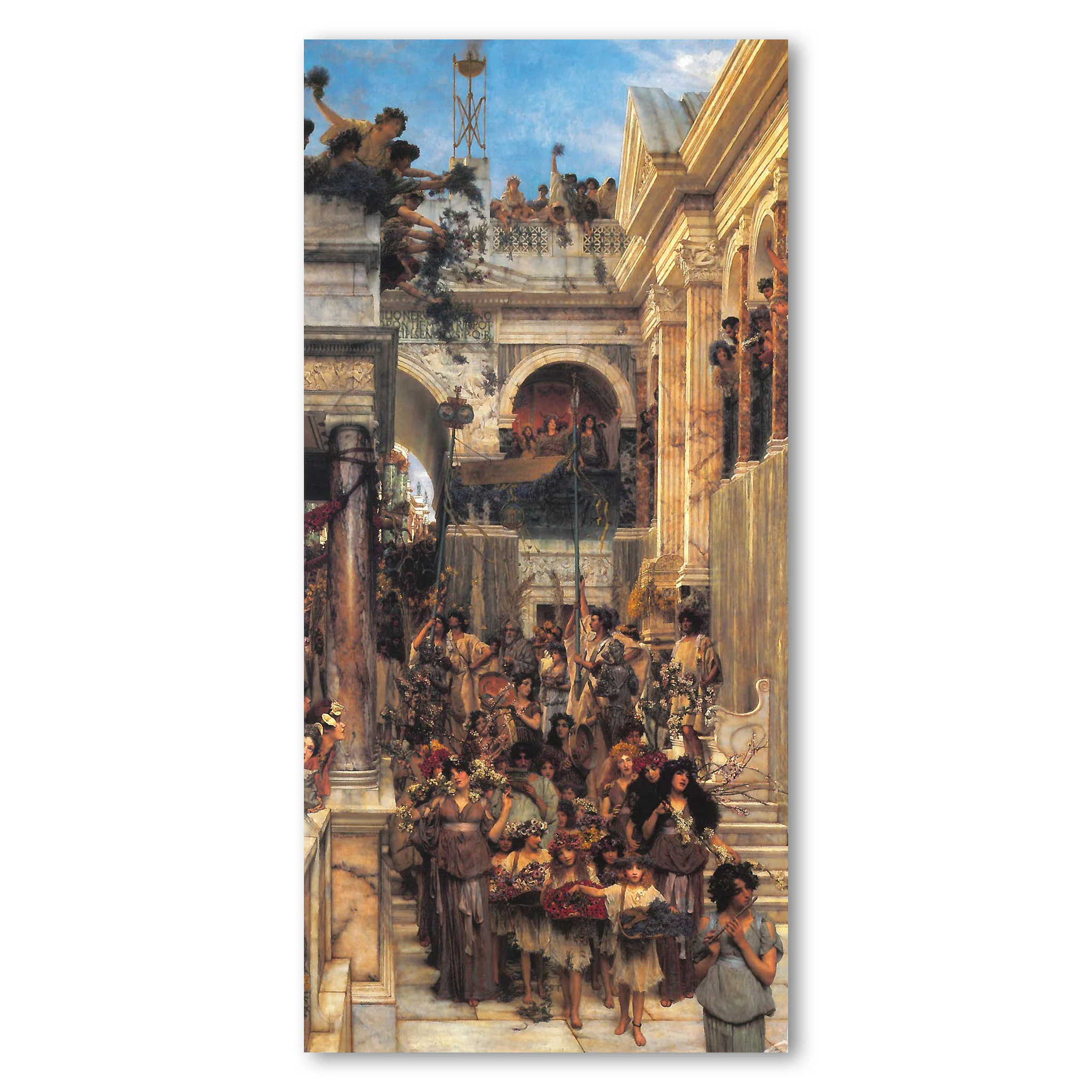 Alma-Tadema - Spring - Panoramic Postcard