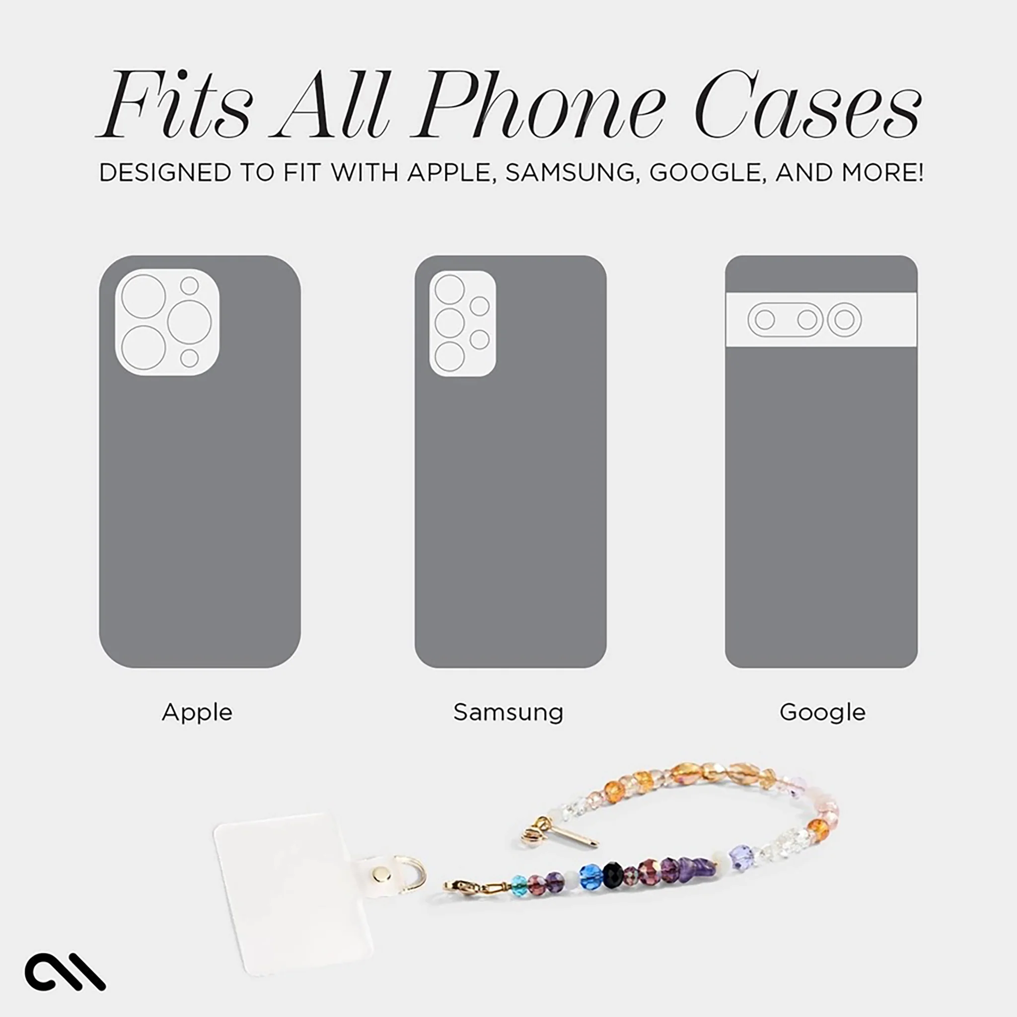 Multicolor Crystal Phone Charm - Image 4