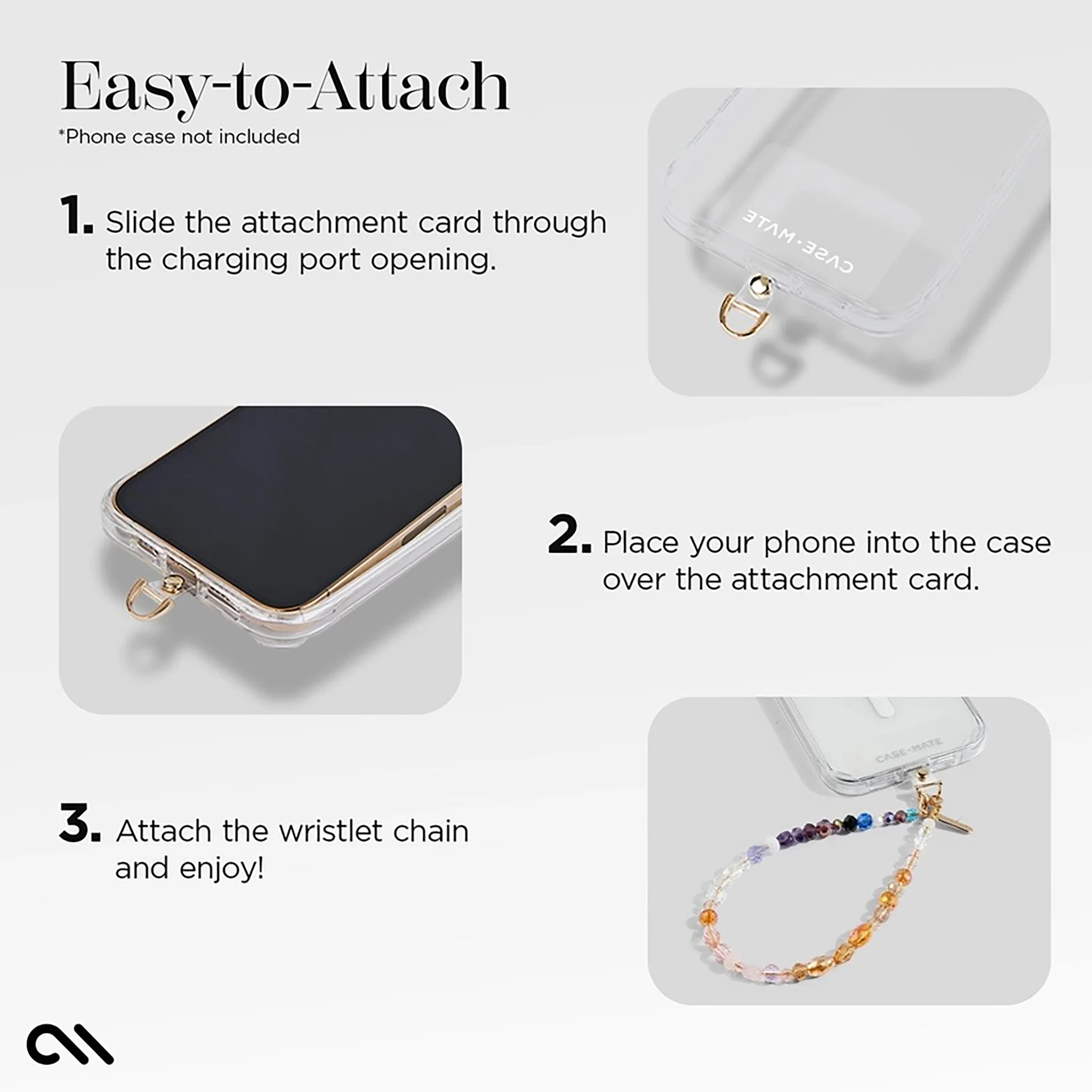 Multicolor Crystal Phone Charm - Image 5