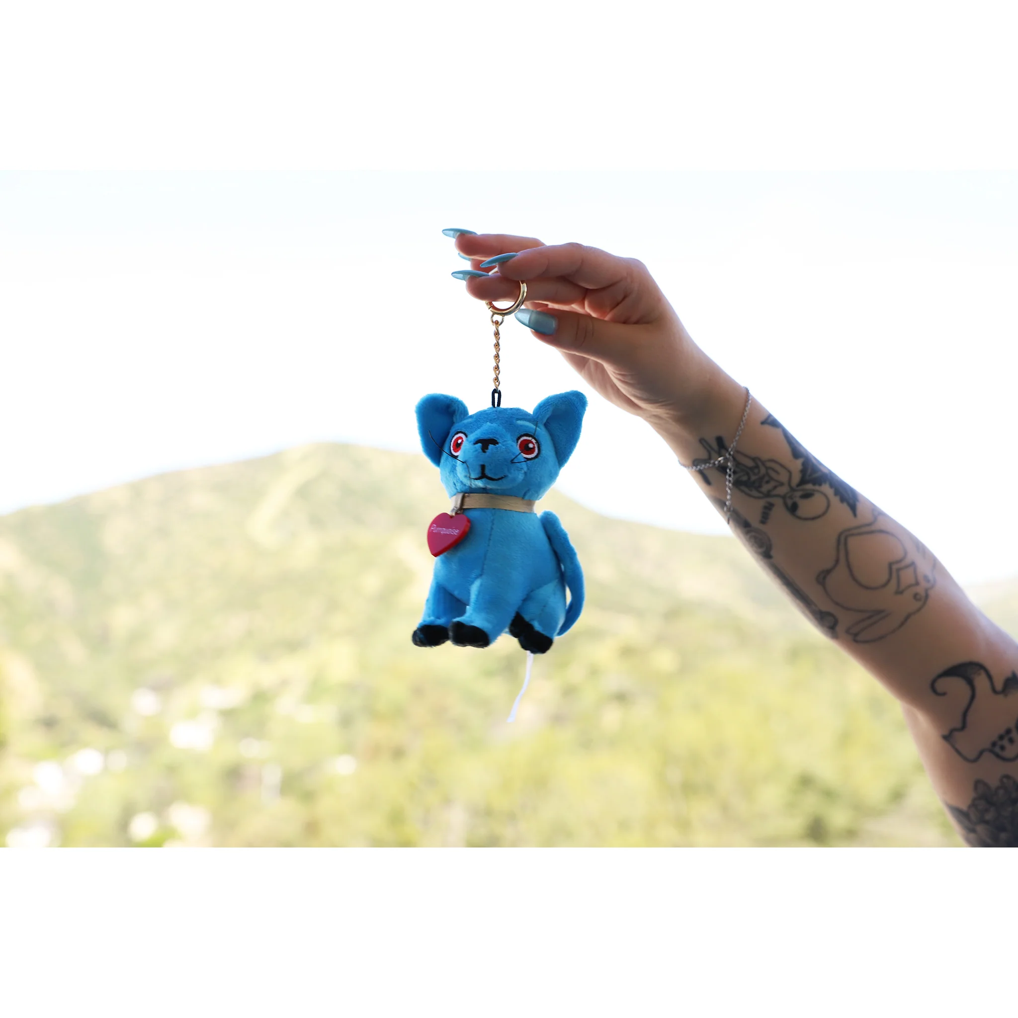 Plush Purrquoise Keychain - Image 4