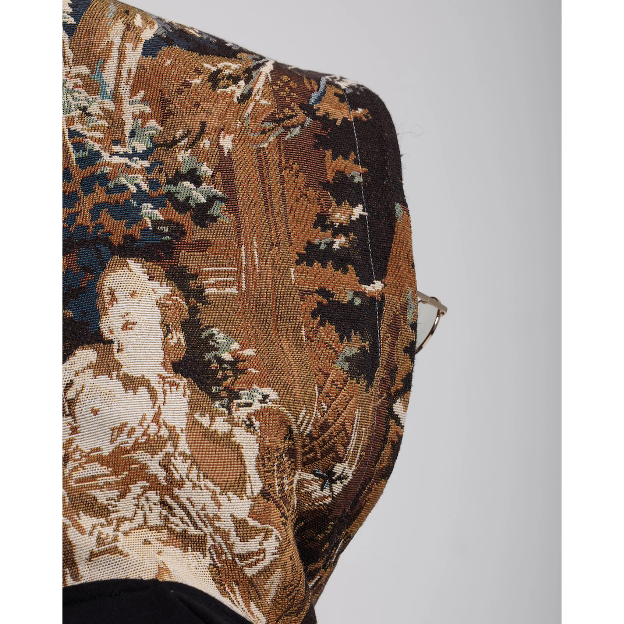 Psyche at the Basketmakers Jacquard Tapestry Hoodie - Black - Image 15