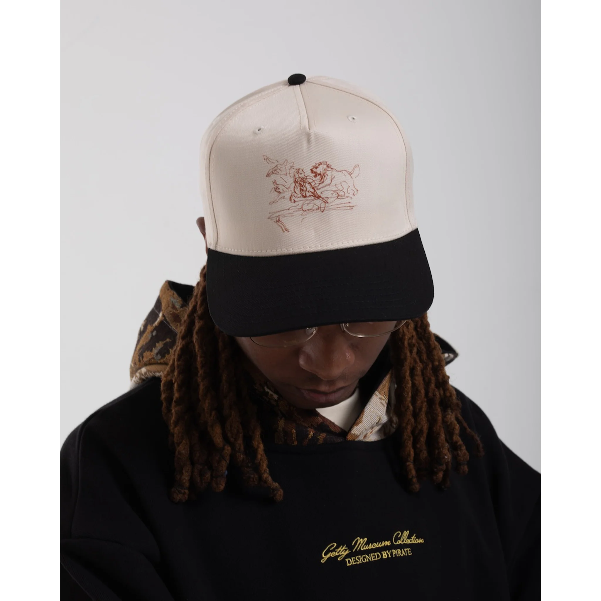 Psyche at the Basketmakers Jacquard Tapestry Hoodie - Black - Image 9