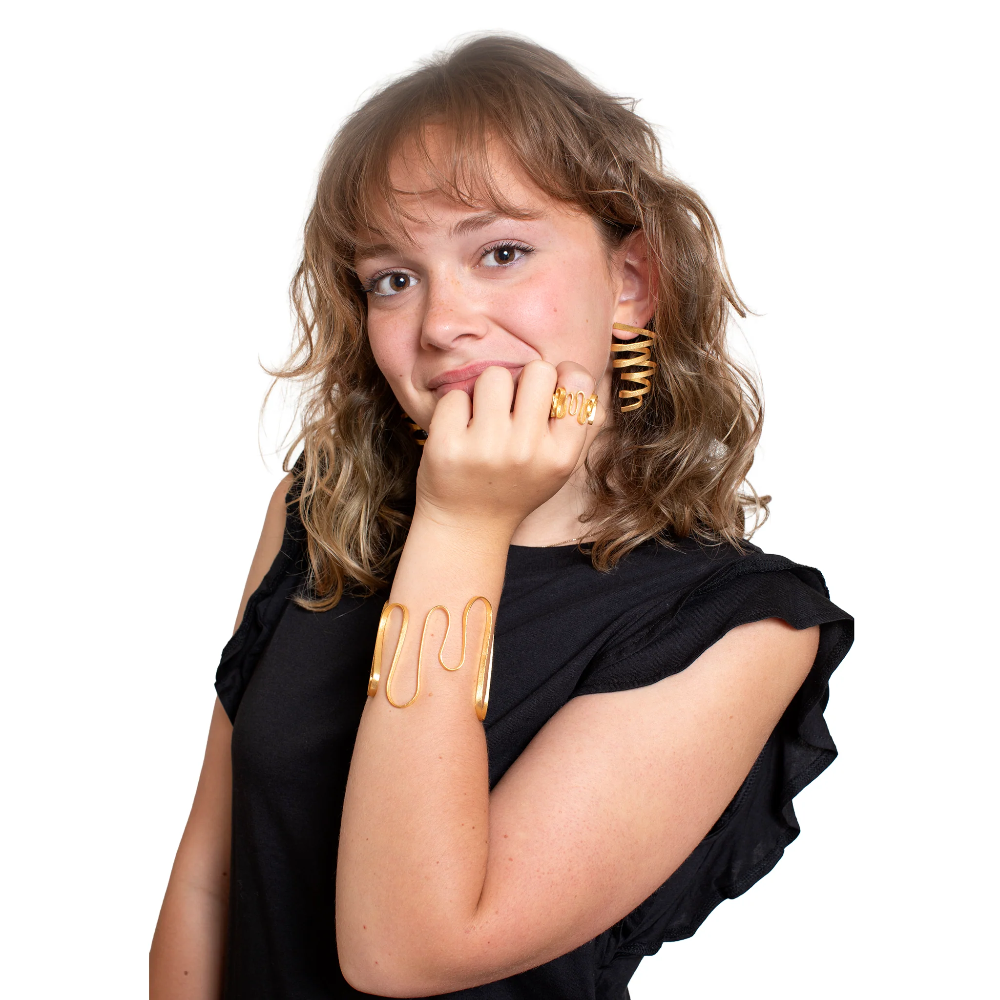 Wavy Ribbon Ring - Image 2
