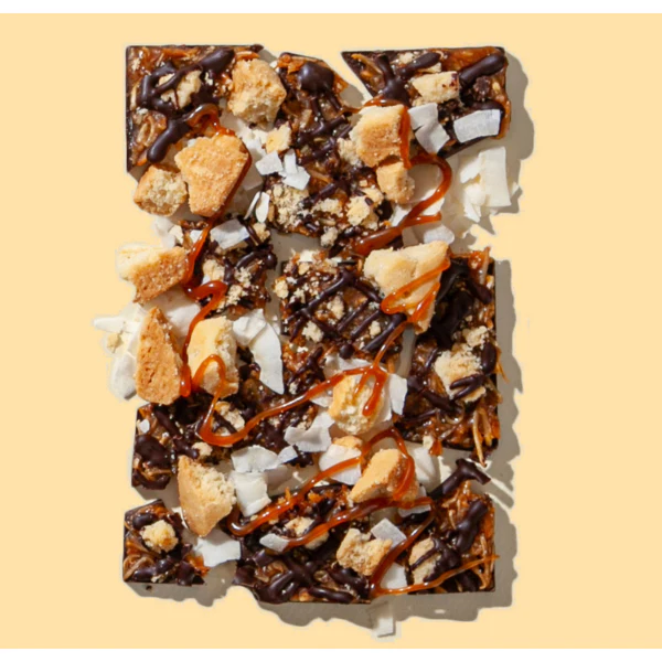 Salted Carmel Shortbread Chocolate Bark (3.5oz) - Image 2