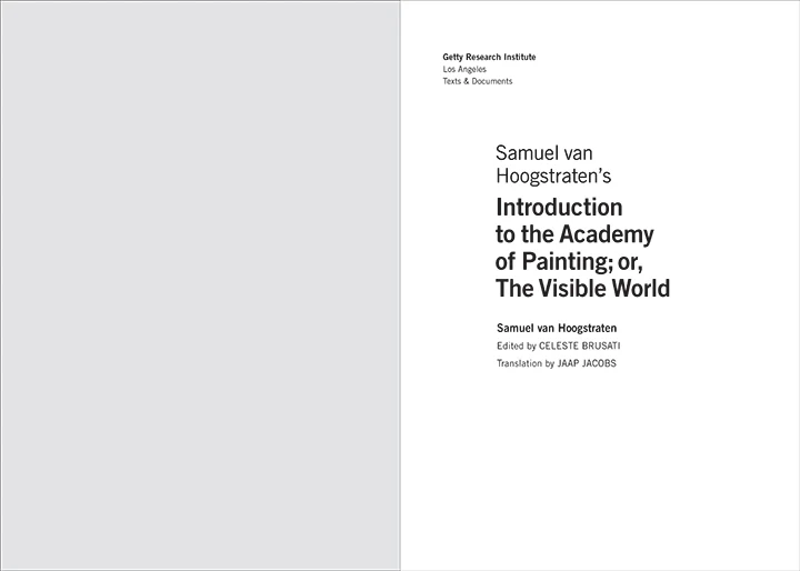 Samuel van Hoogstraten's Introduction to the Academy of Painting; or, The Visible World - Image 2