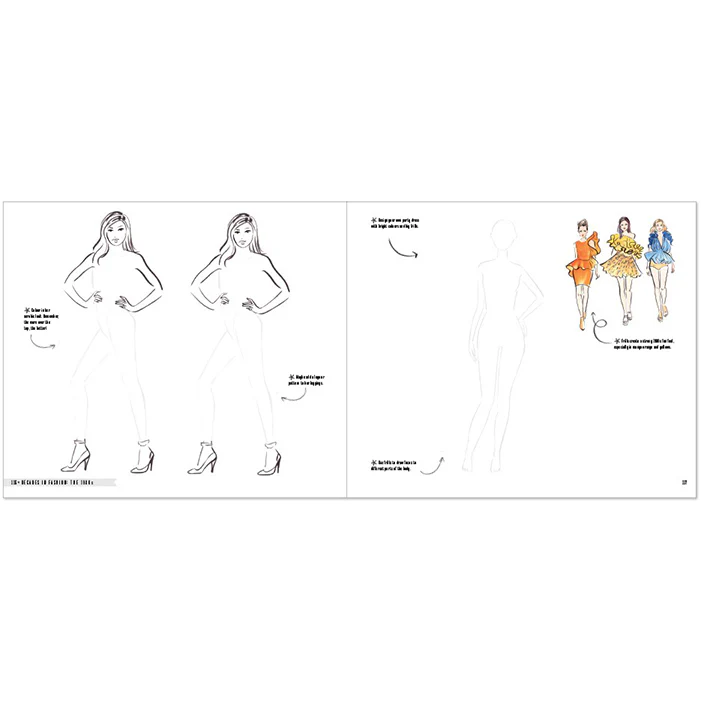 Sketch Your Amazing Style: A body-positive guided sketchbook for drawing dream wardrobes - Image 3