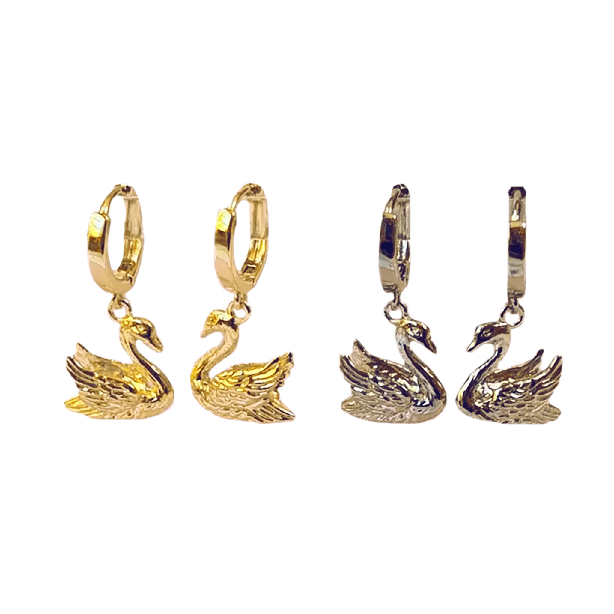Swan Earrings