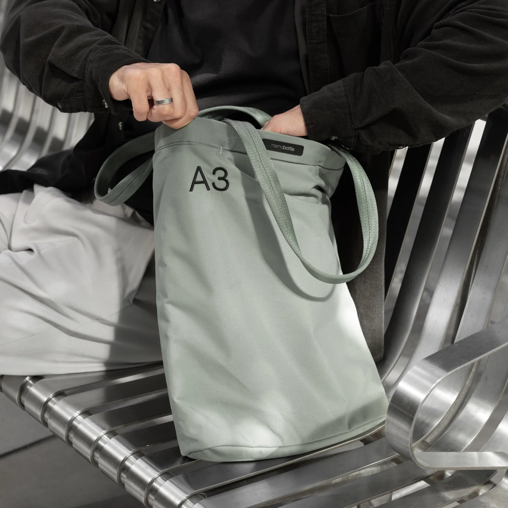 A3 Daily Tote - Eucalypt - Image 2