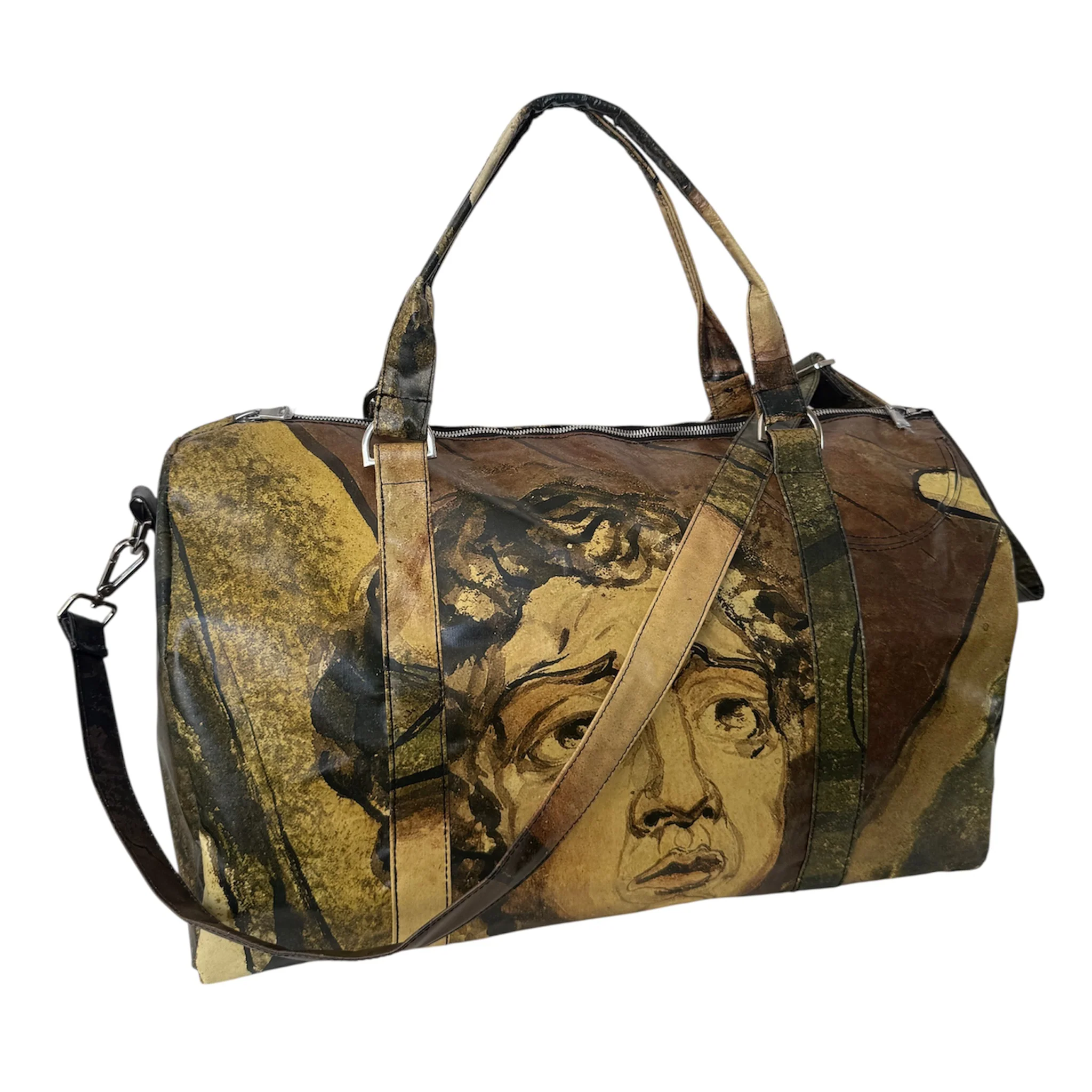 Upcycled Duffle Bag - William Blake