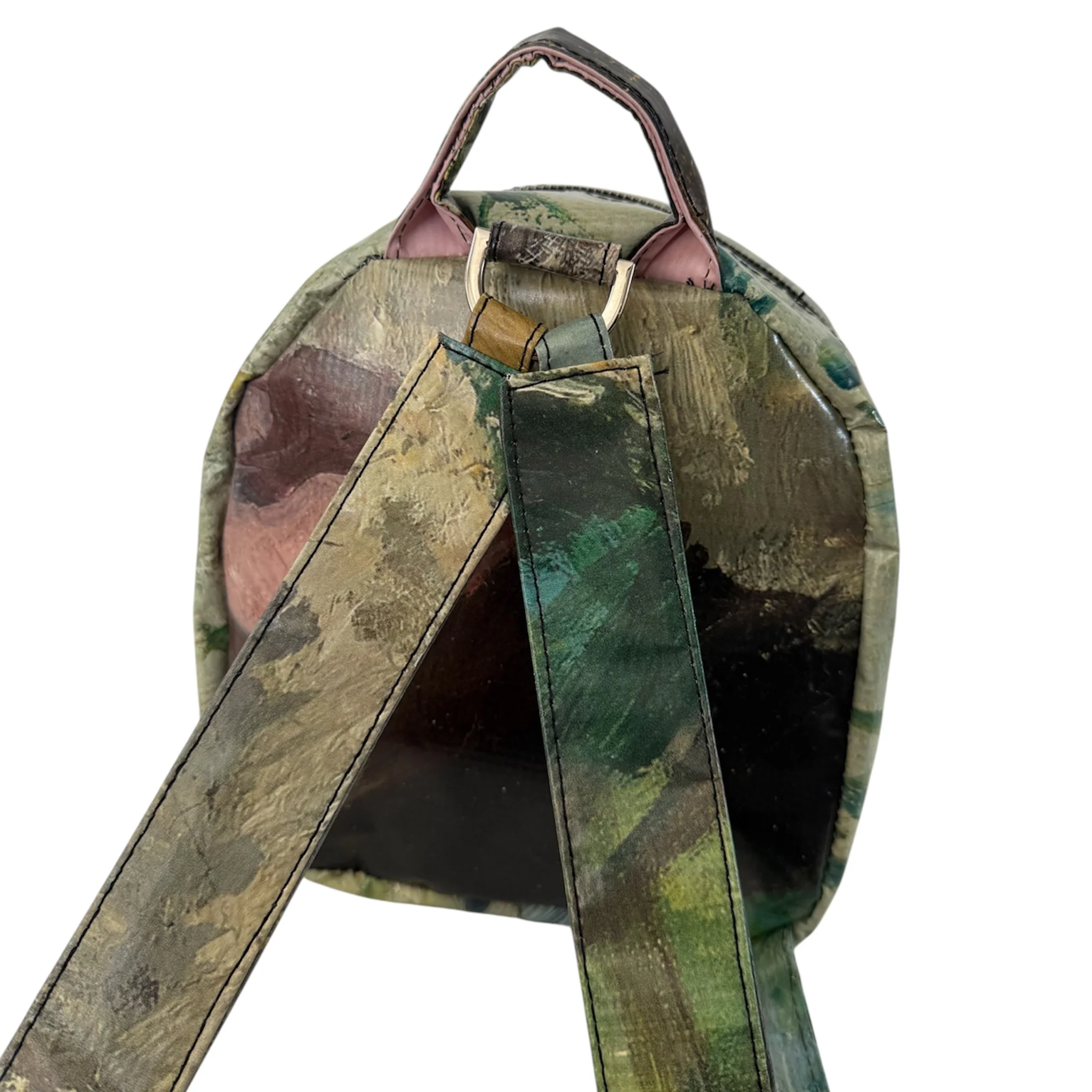 Upcycled Mini Backpack - Edouard Manet - Image 2
