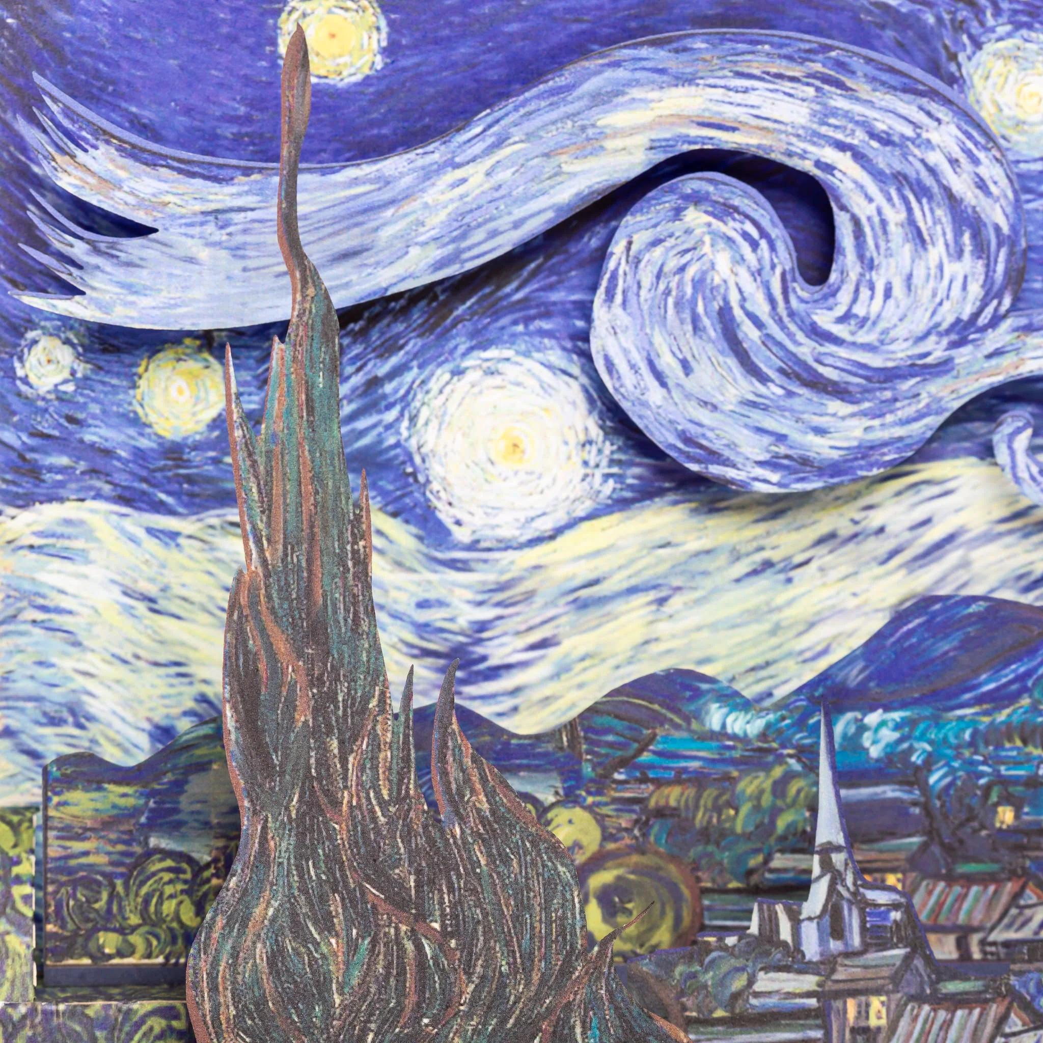 Pop-Up Card - Van Gogh's The Starry Night - Image 3