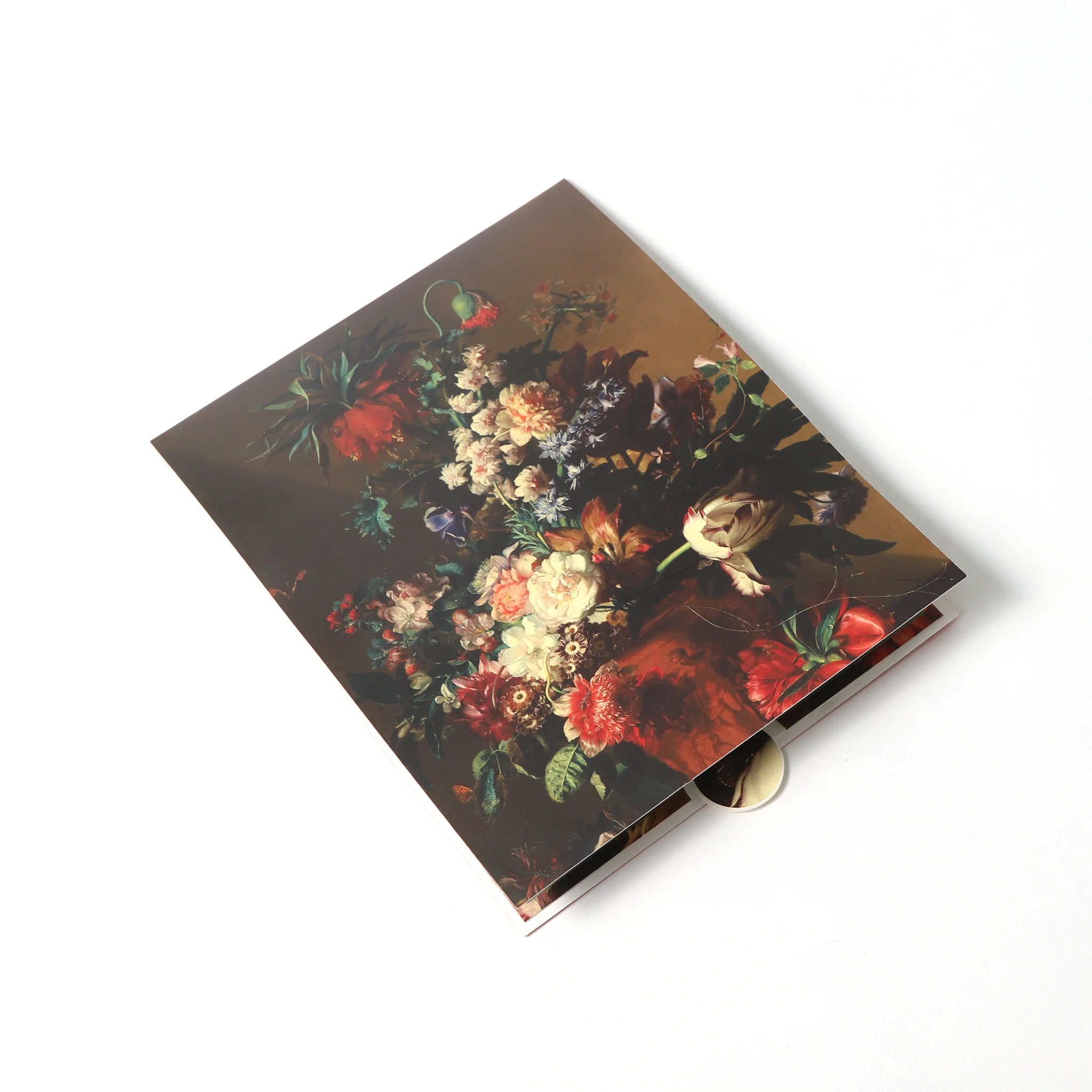 Van Huysum Vase of Flowers - Pop Up Card - Image 2