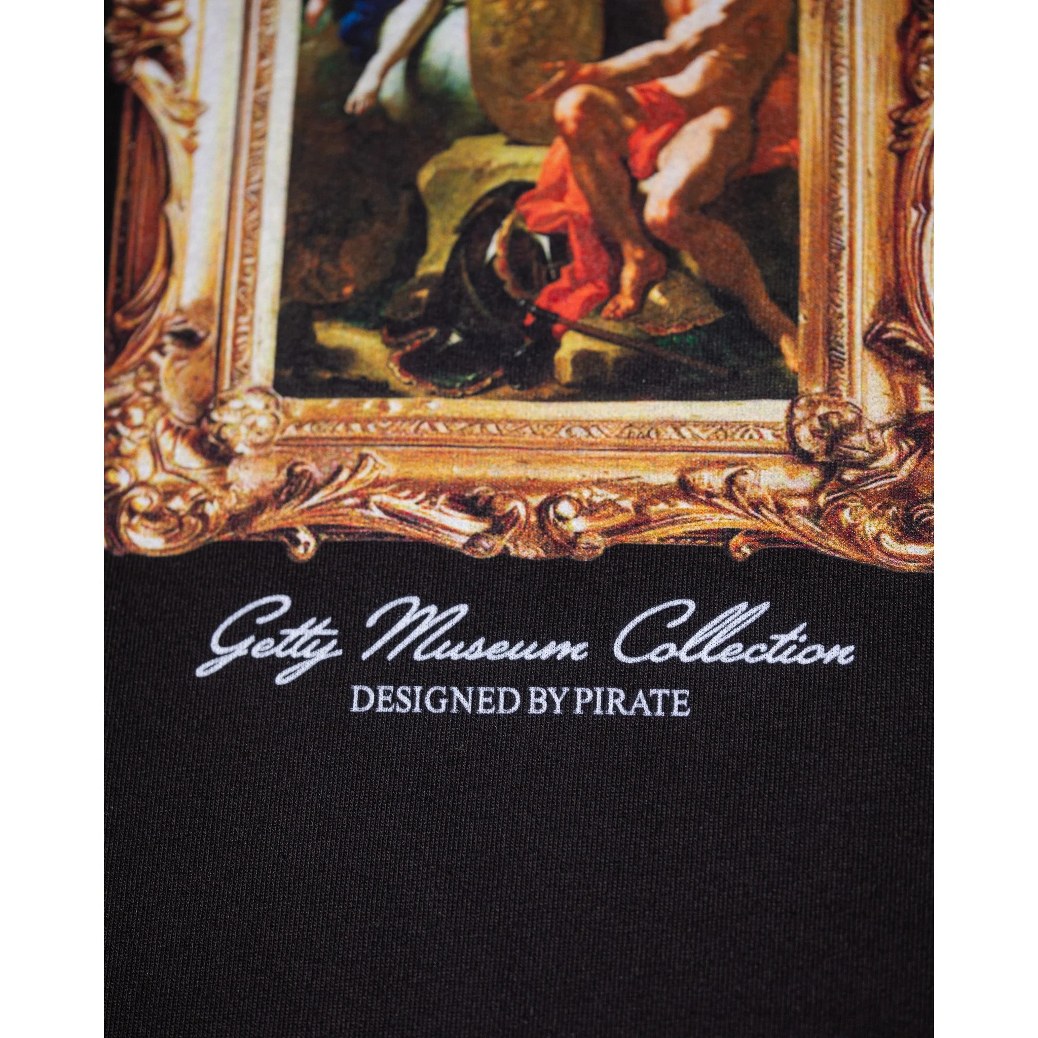 Venus at the Forge of Vulcan Framed Graphic Tee - Black - Image 5