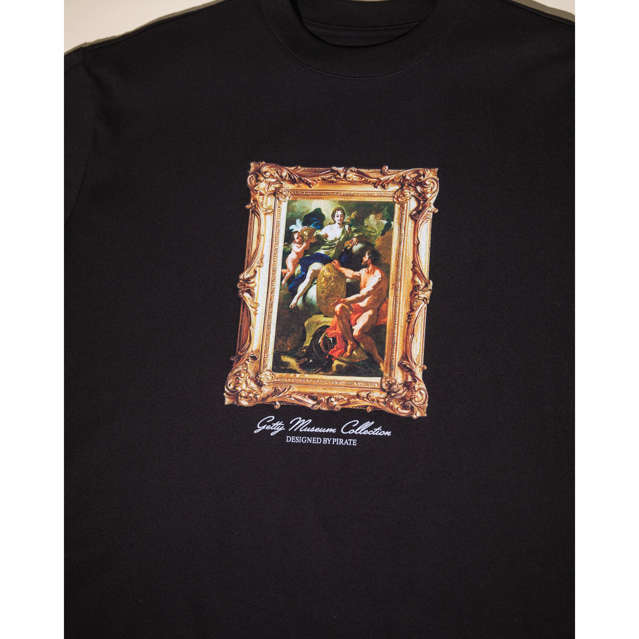 Venus at the Forge of Vulcan Framed Graphic Tee - Black - Image 6